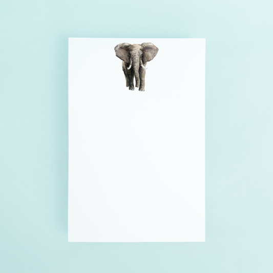 Elephant Watercolor Notepad