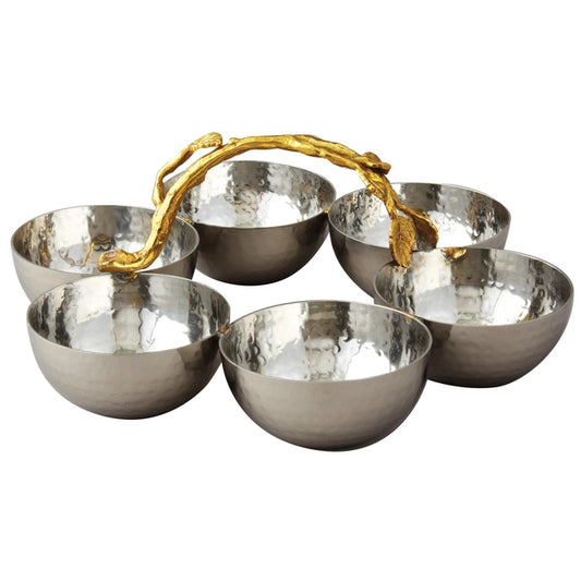 Hammered Six Server Bowl