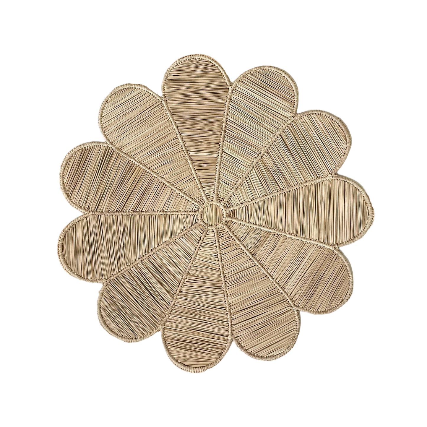 Petal Placemat: Natural Set of 2