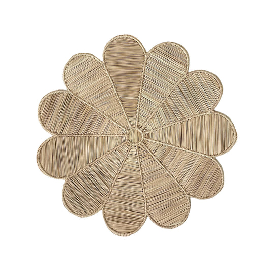 Petal Placemat: Natural Set of 2