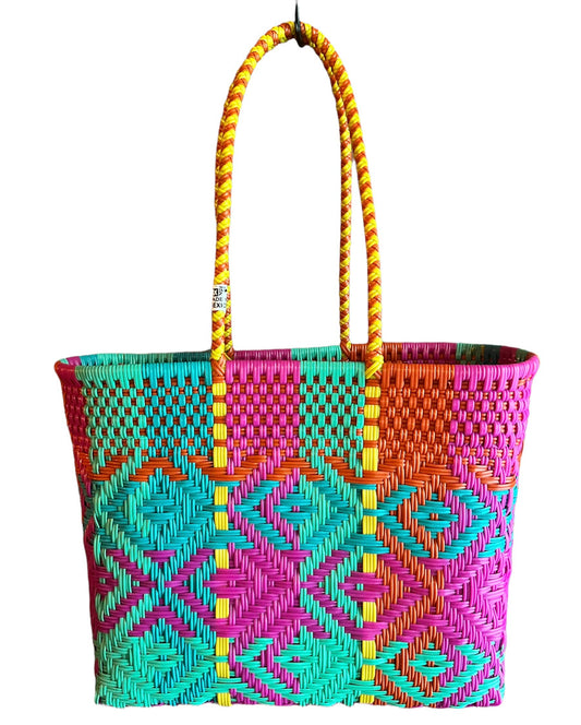 Alex Handwoven Recycled Open Tote
