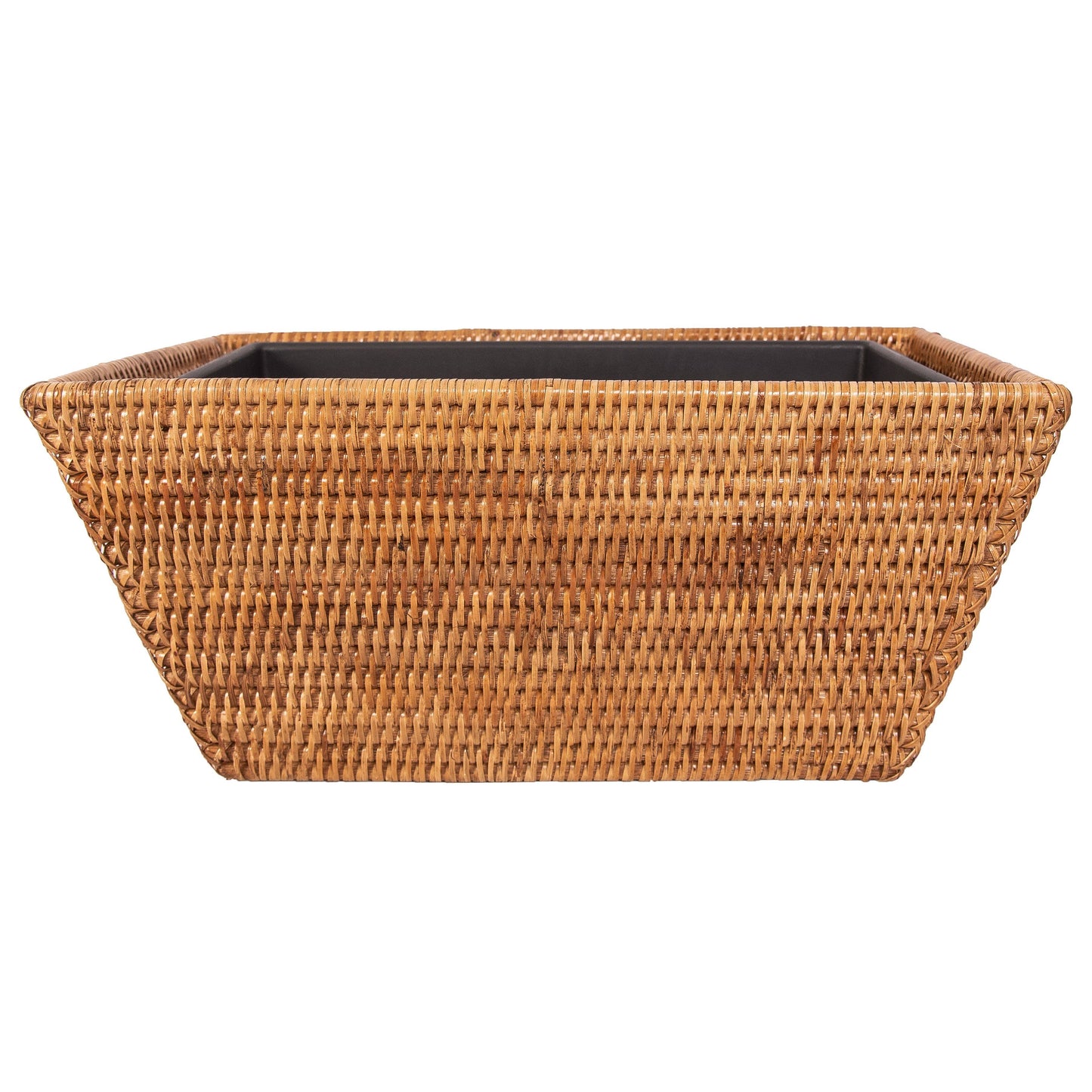Artifacts Rattan™ Rectangular Planter with Plastic Insert