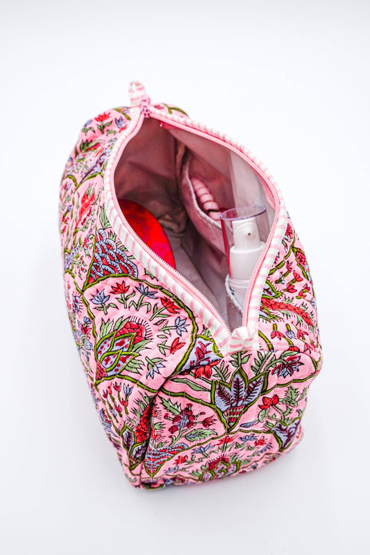 Pink Arch Toiletry Bag: Large
