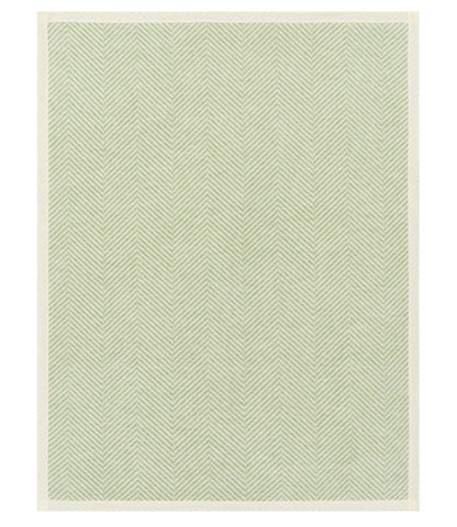 Harborview Herringbone Sprout Green Mini Blanket