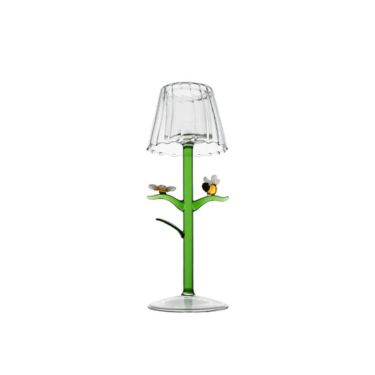 Firefly Tealight with Bee & Flower