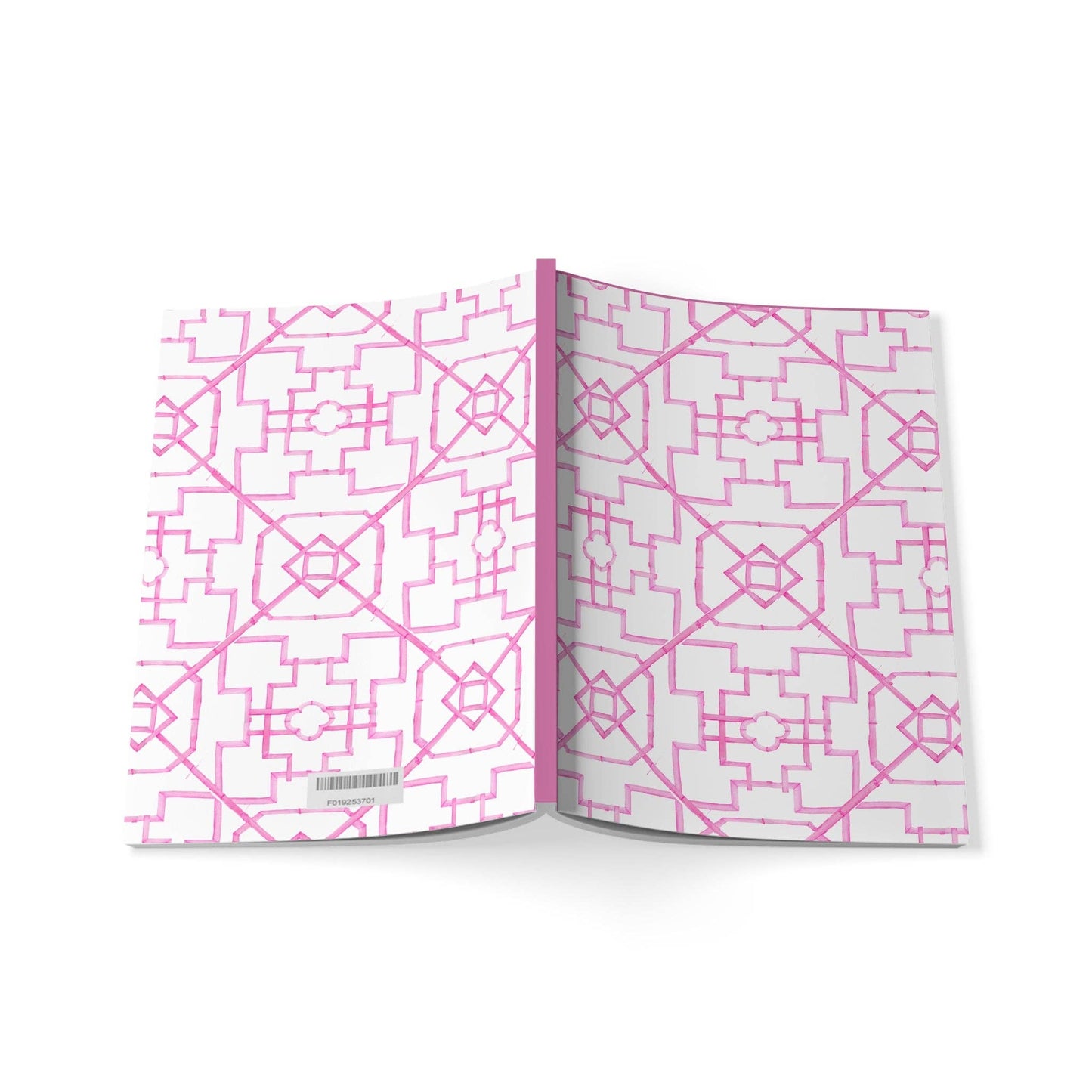 Chinoiserie Bamboo Softcover Notebook: Lined / A5