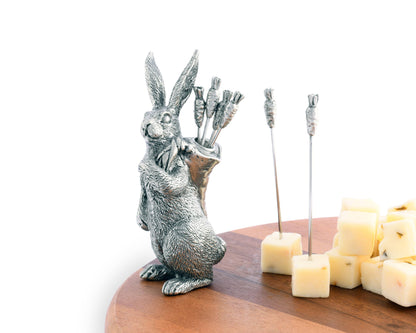 Bunny Rabbit with Carrot Picks