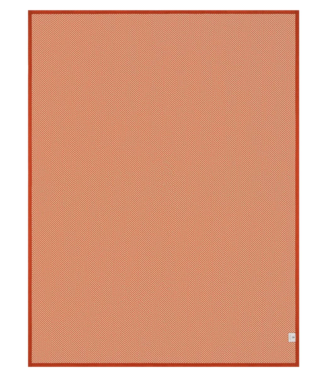 Harborview Herringbone Desert Red Blanket: Original
