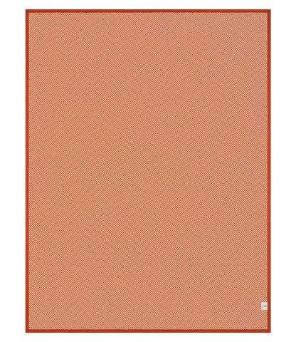 Harborview Herringbone Desert Red Blanket: Original