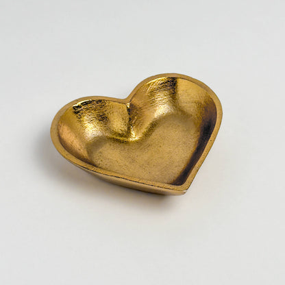 Gold Heart Trinket Bowl