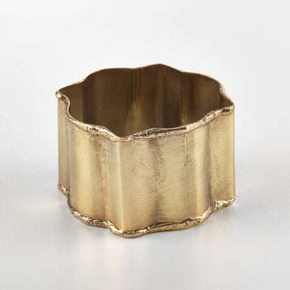 Classic Design Napkin Ring: Gold Set of 4