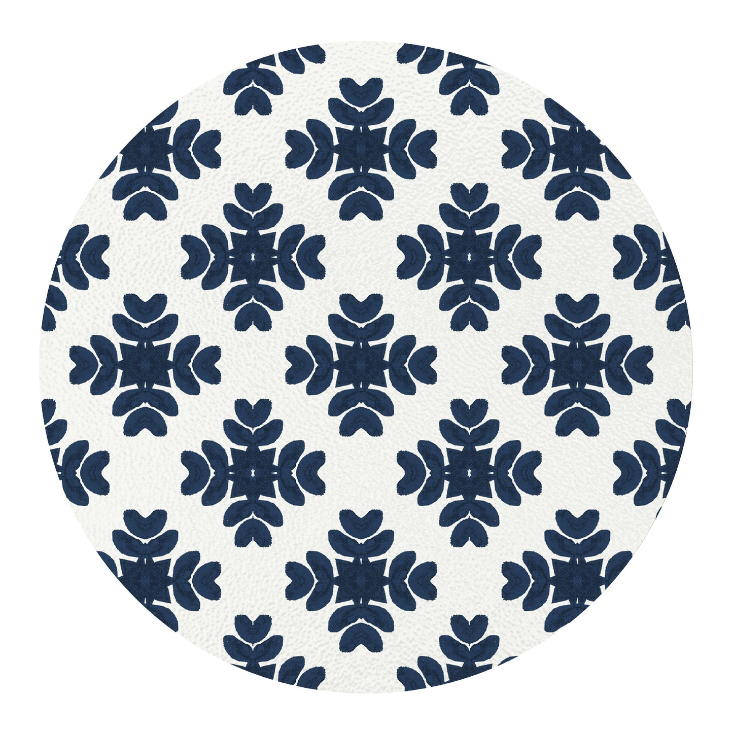 GB7844- Brushstrokes Navy by Laura Park Glass Cutting Board: Small Rectangle(8" x 11")