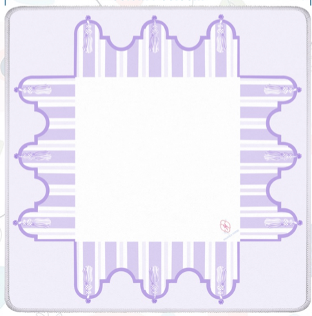 Magnolia Trellis Mahjong Mat: Green