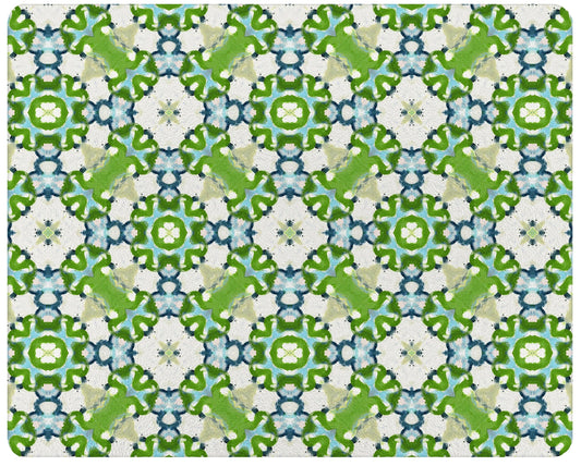 Serendipity by Laura Park Glass Cutting Board: Small Rectangular 8" by 11"