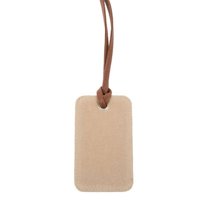 Tan Luggage Tag