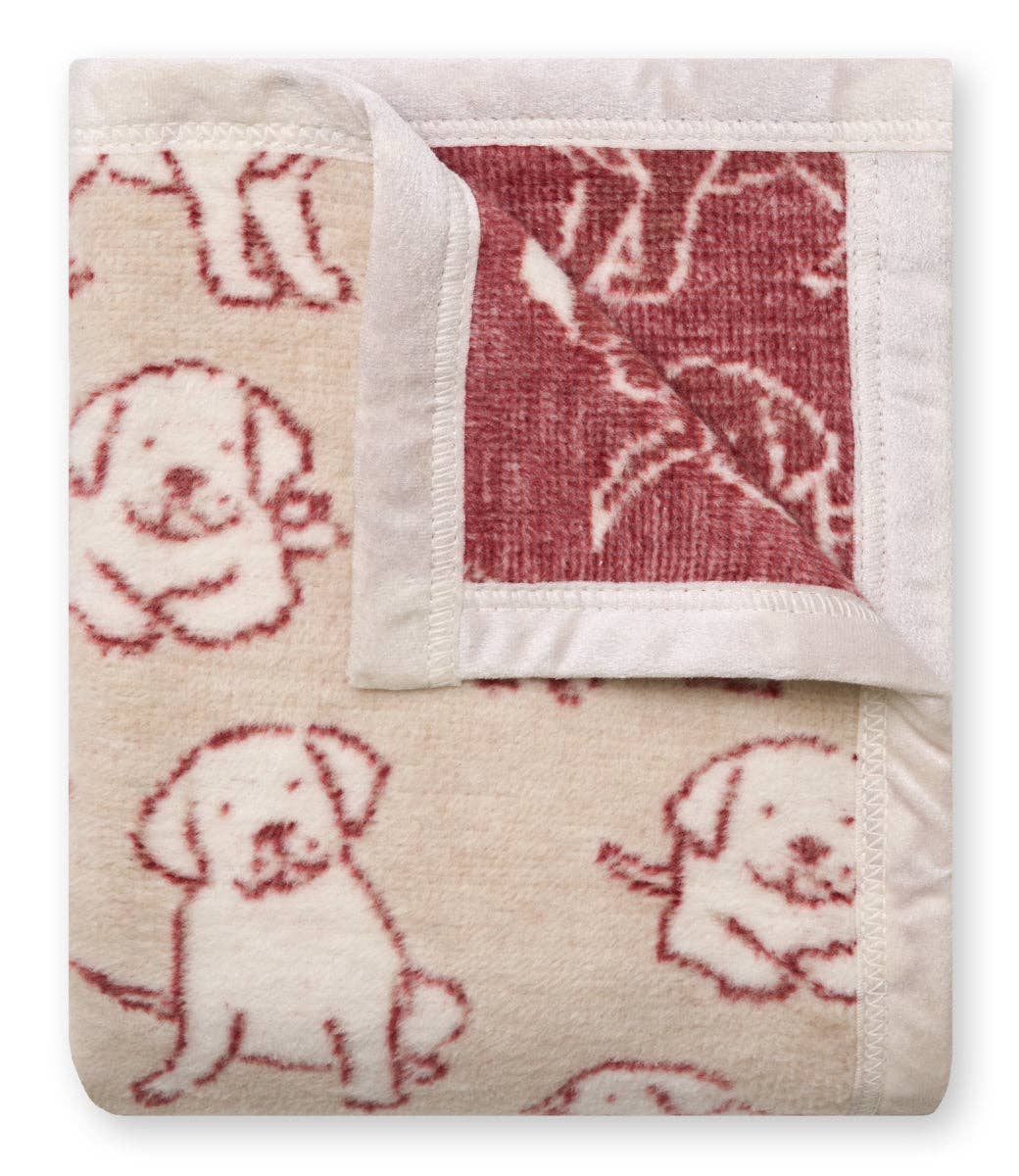 Santa Puppies Mini Blanket: Mini