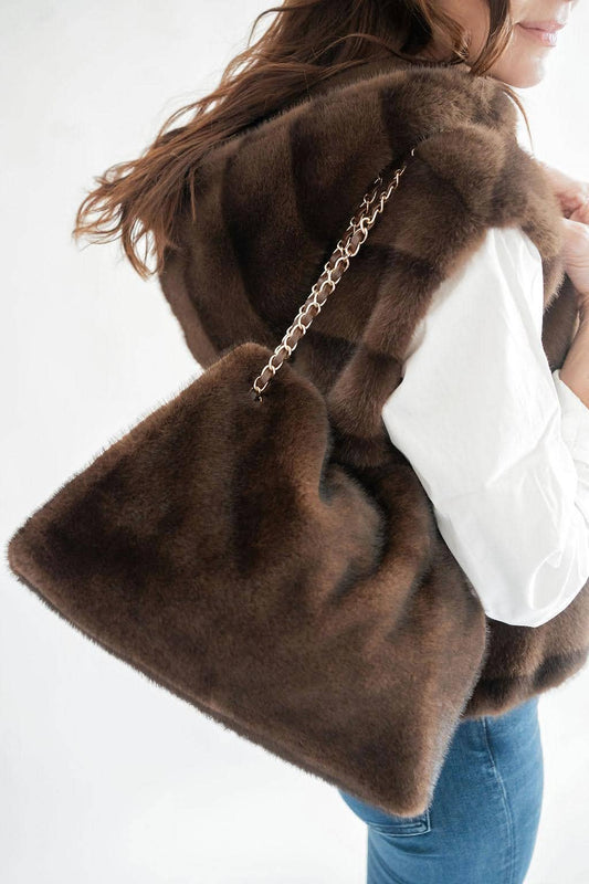 Faux Fur Tote