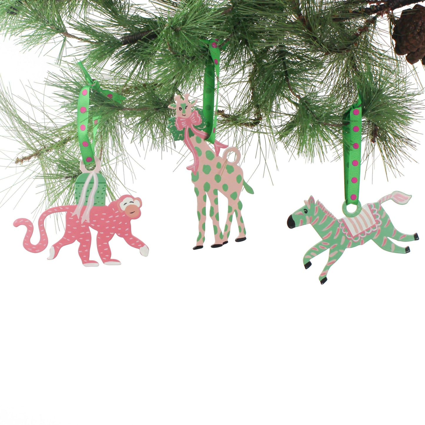 Animal Ornaments Set | Holiday Decor | Christmas Ornament