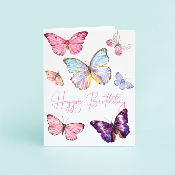 Butterfly Happy Birthday Card