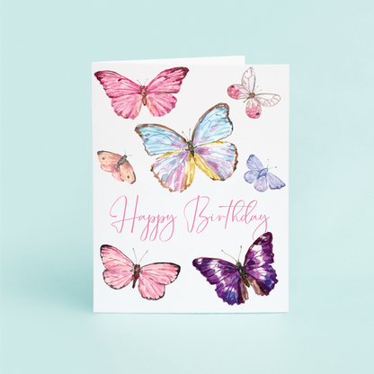 Butterfly Happy Birthday Card