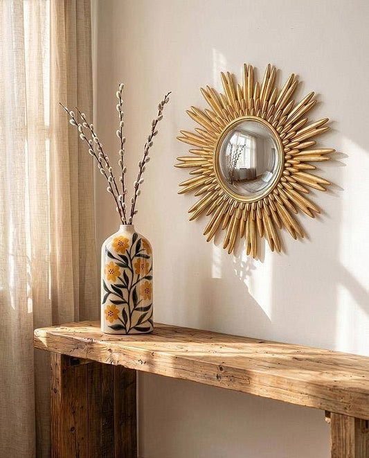 Sunflower Convex Mirror