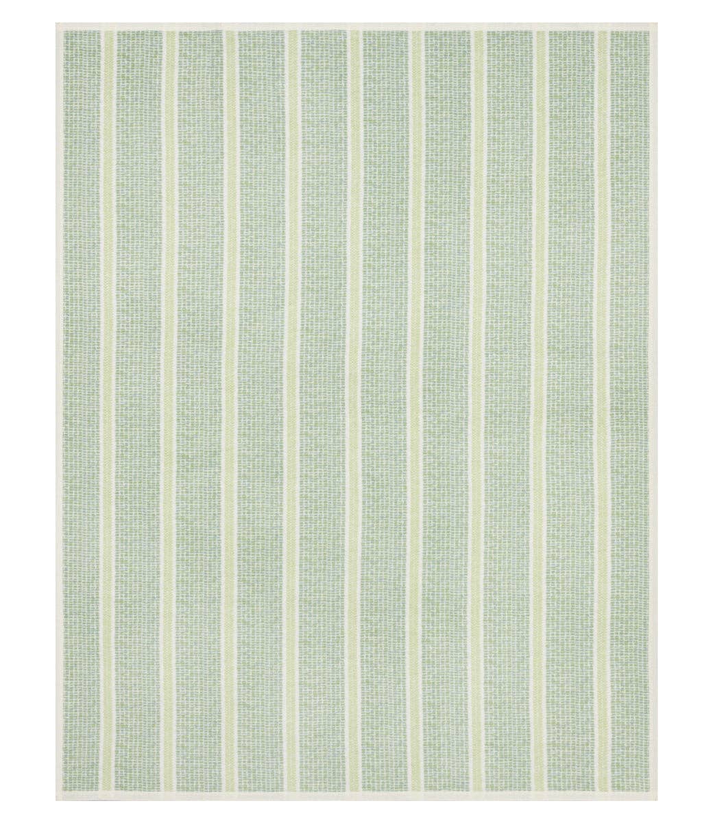 Market Stripe Ocean Fog Blanket: Original