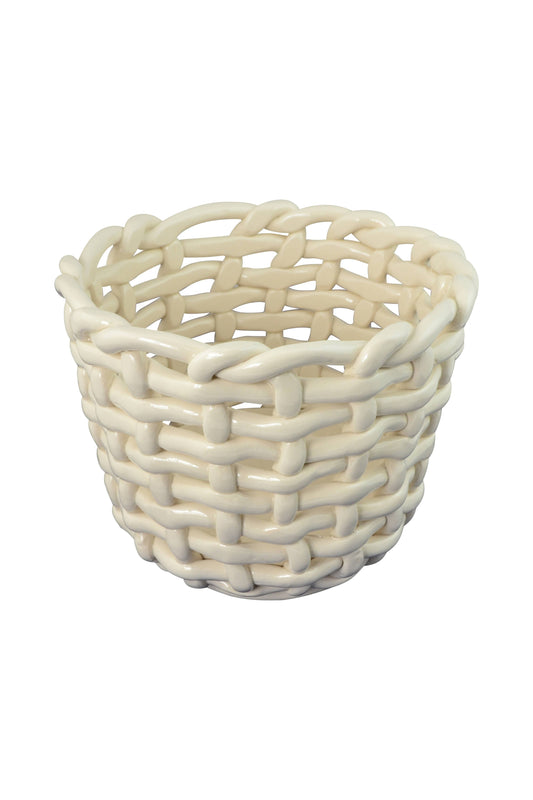 ROUND SPAGHETTI STYLE FLOWERPOT