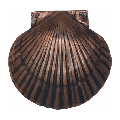Scallop Door Knocker: Brass / 3.75H x 4W