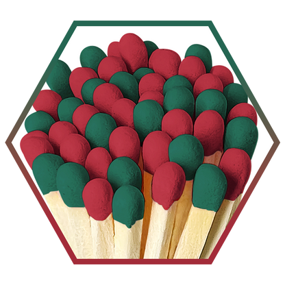 4" Matches + Mini Cloche - Colors of Your Choice + Strikers: Orange