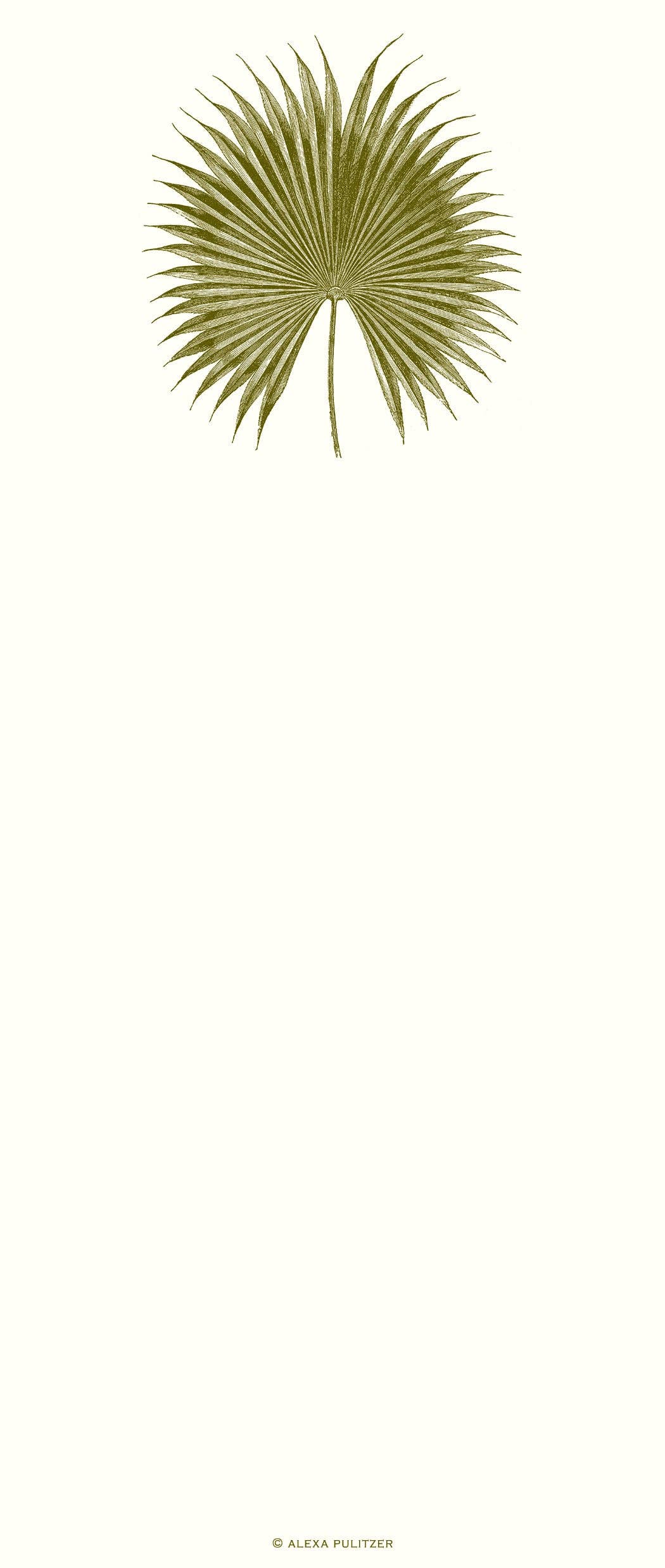 Palm Long Pad of Paper