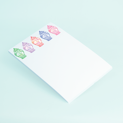 Colorful Ginger Jars Notepad