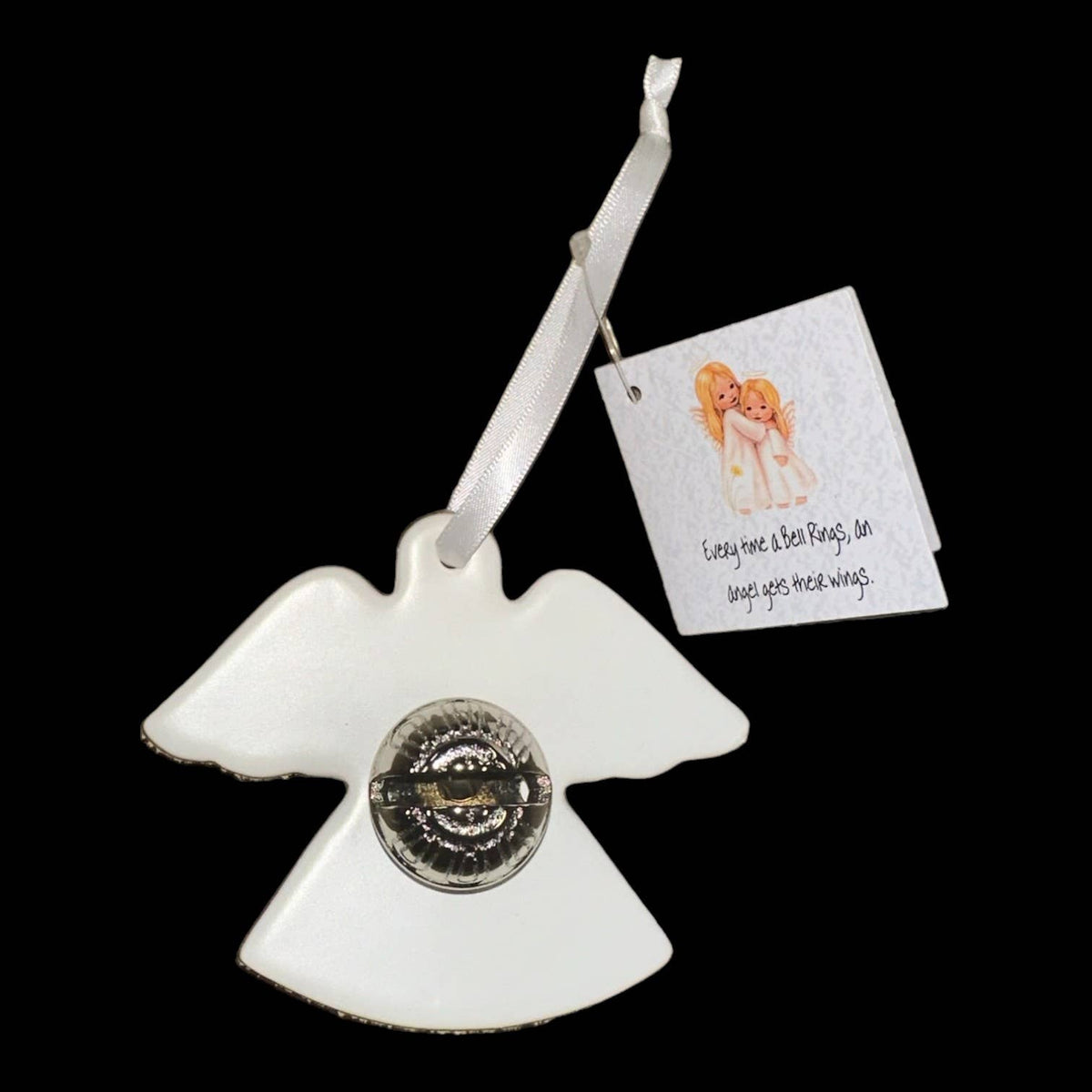 Angel Keepsake Bell: Brass