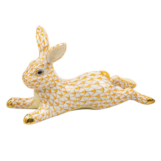Herend Lounging Bunny Butterscotch
