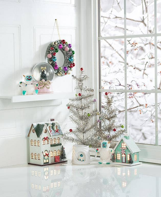 Tinsel & Balls Tree: Large