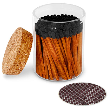 2" Matches in Cork Top Jar - Colors of Your Choice: Rainbow