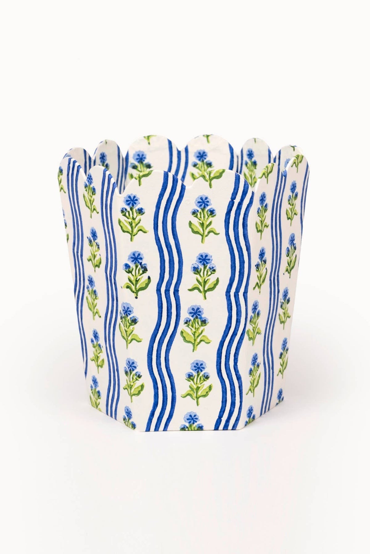 Blue Wastebasket