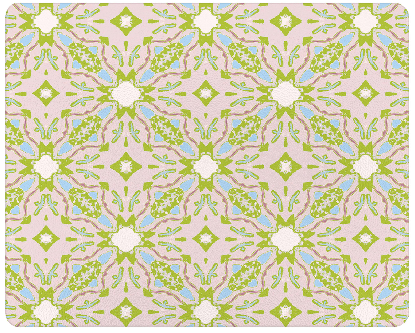 GB7831- Lagos Blush by Laura Park Glass Cutting Board: Small Rectangle(8" x 11")