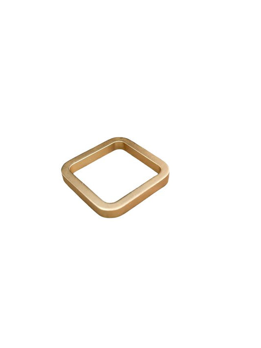 Modern Curves Gold Napkin Rings Set of 4
