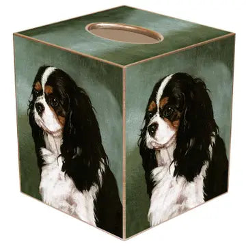 King Charles Spaniel Tissue Box Cover