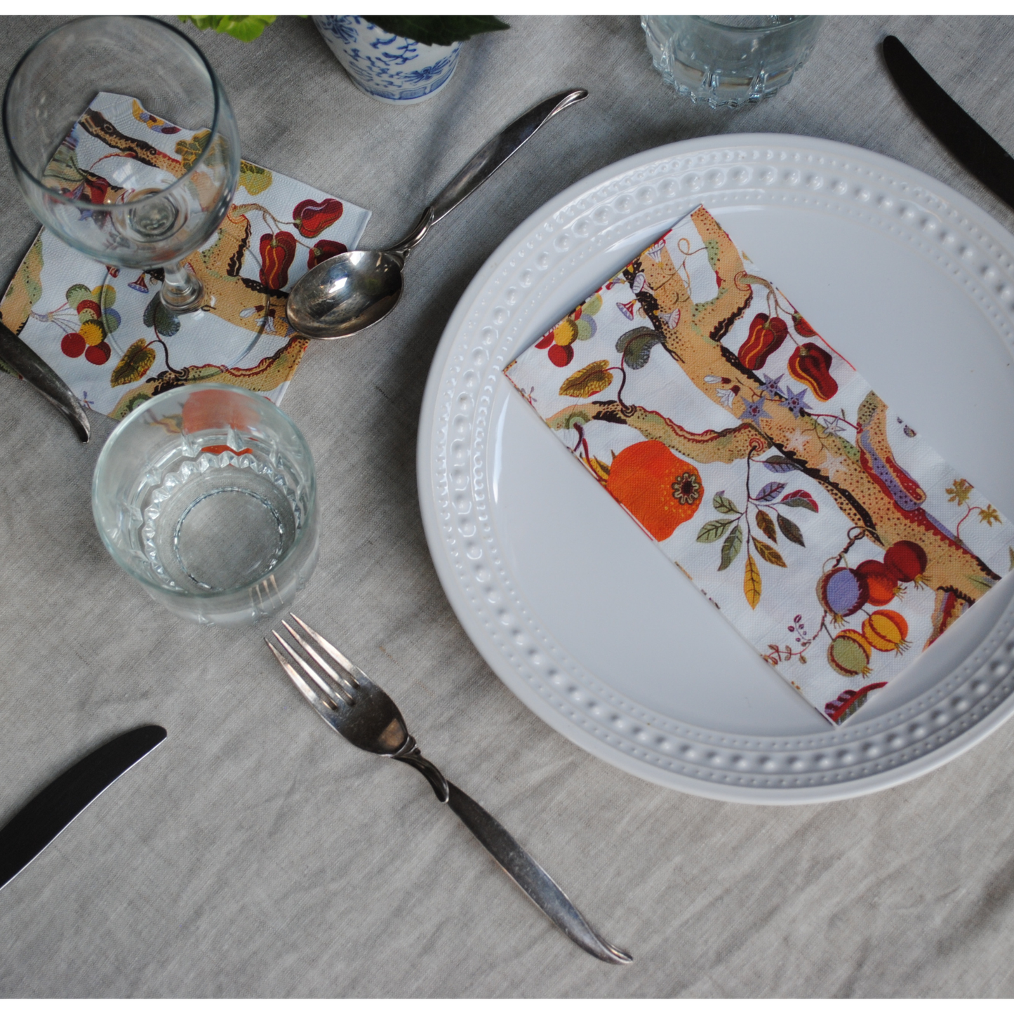 Pomegranate Tree Cocktail Napkins