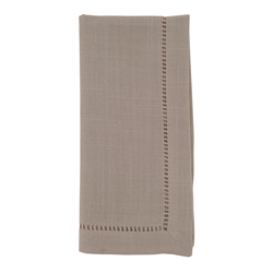 Poly Hemstitched Dinner Napkin: Pink / 20"