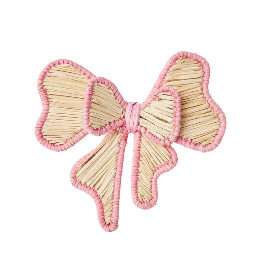 Pink Bow Napkin Ring     Set of 4