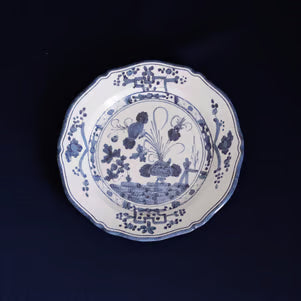 VIDA Faenza Blue & White Dinner Plate Set of 4