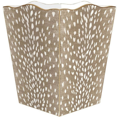 WB9062- Tan  Antelope Wastepaper Basket