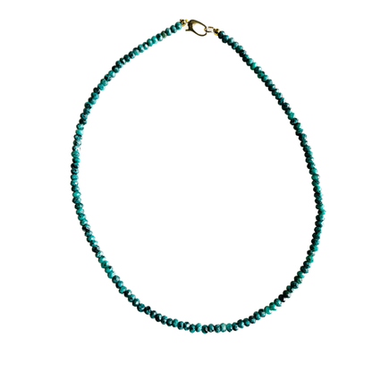 Dainty Candy Gemstone Necklace: White