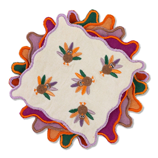Fall Cocktail Napkin Set of 6