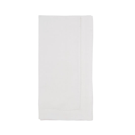 Hemstitched Napkins White Set of 4