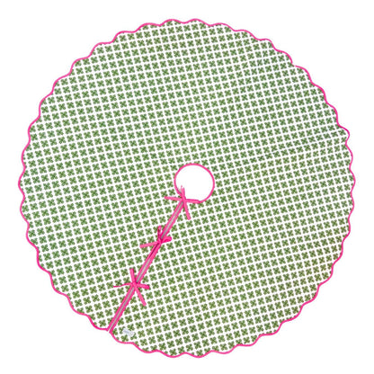 Brushstrokes Green Tree Skirt: One Size