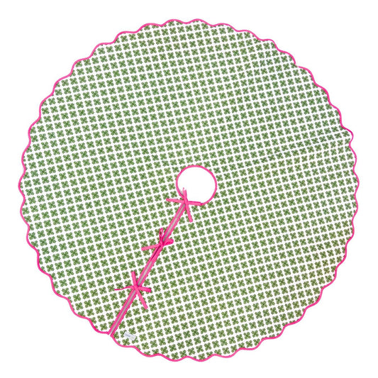 Brushstrokes Green Tree Skirt: One Size