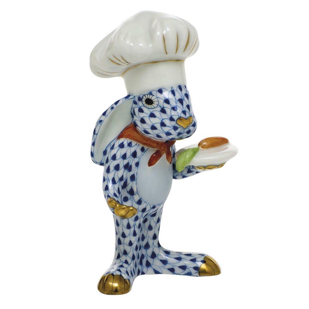 Herend Chef Bunny Sapphire